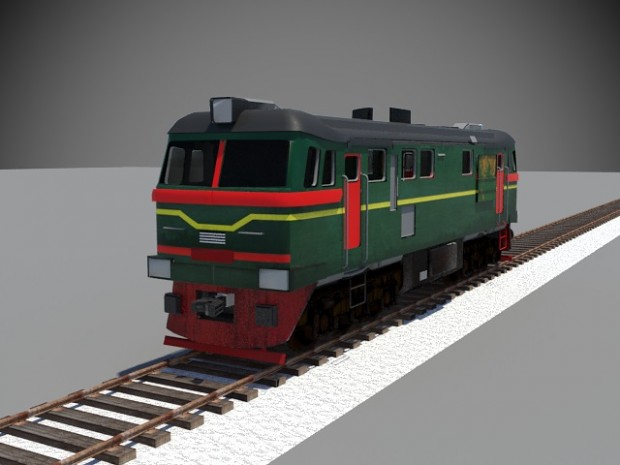 Soviet made locomotive M62 (a.k.a. - Mukha, Mashka)