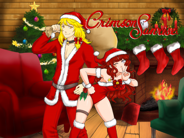 A Crimson Sunrise Christmas - Orenji & Cheri