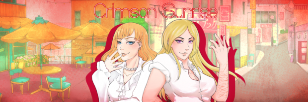 Crimson Sunrise Banner - Tomi & Renga
