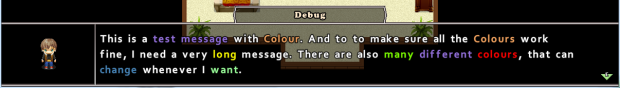 Multi-colour support for dialogues.