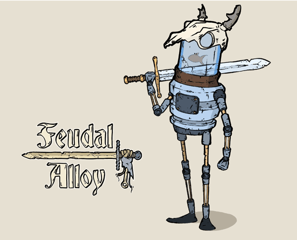 Changing equipment in Feudal Alloy