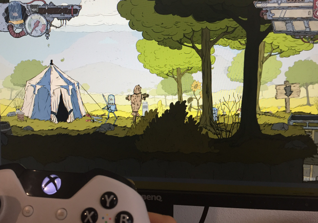 Feudal Alloy seems to run great on Xbox One.
