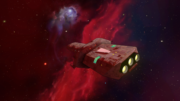 Exploration ship and Nebula WIP.