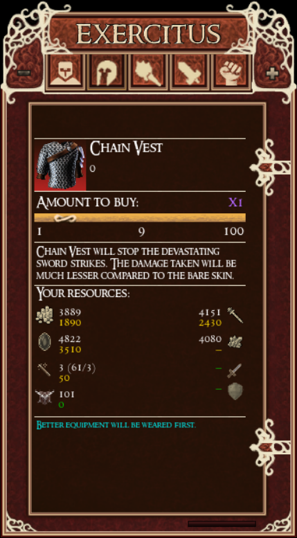 Equipments - Chain Vest