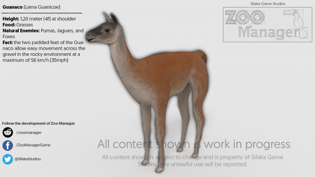 The Guanaco joined the herd!