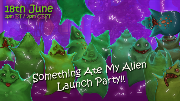 Launch celebration aliens
