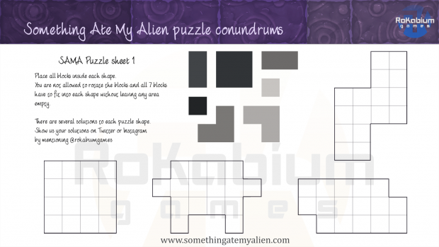 SAMA Puzzle sheet 1