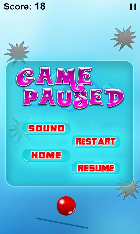 paused menu