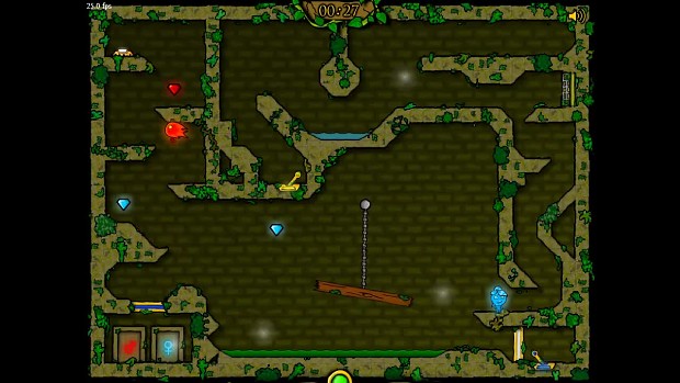 Fireboy and Watergirl 1 Forest Temple em Jogos na Internet