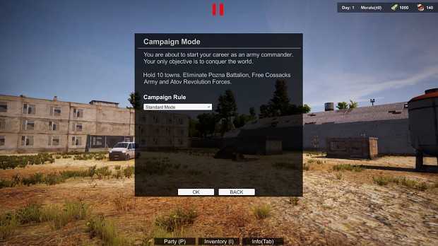Game Mode Dialog Added