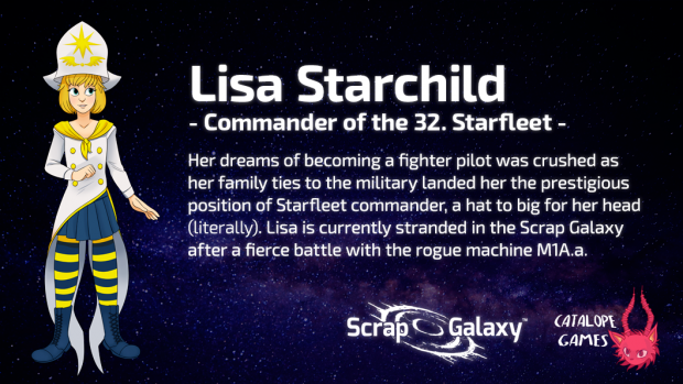 Scrap Galaxy - Character Bio - Lisa Starchild