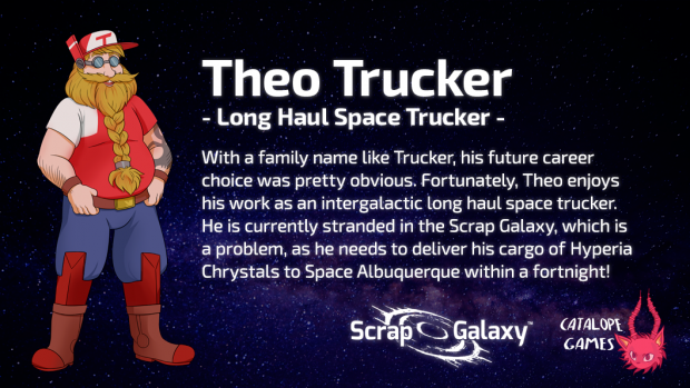 Scrap Galaxy - Character Bio - Theo Trucker