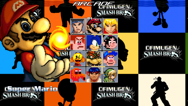 Ofimugen Smash Bros.- Character select