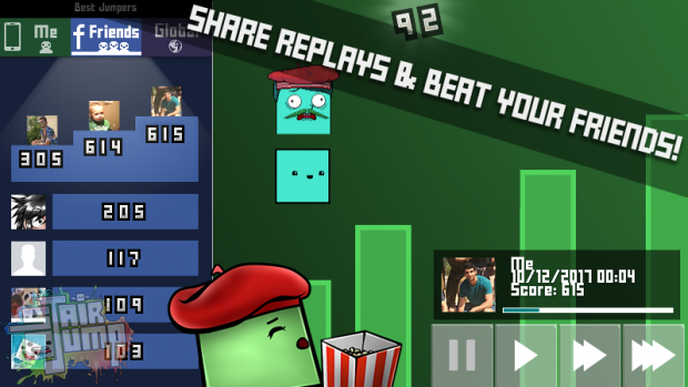 Share Replay and beat your friends