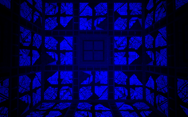 Blue room.