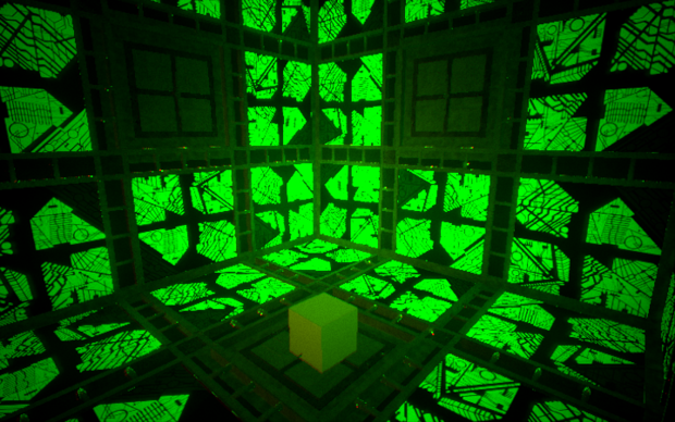 Cube inside the cube.