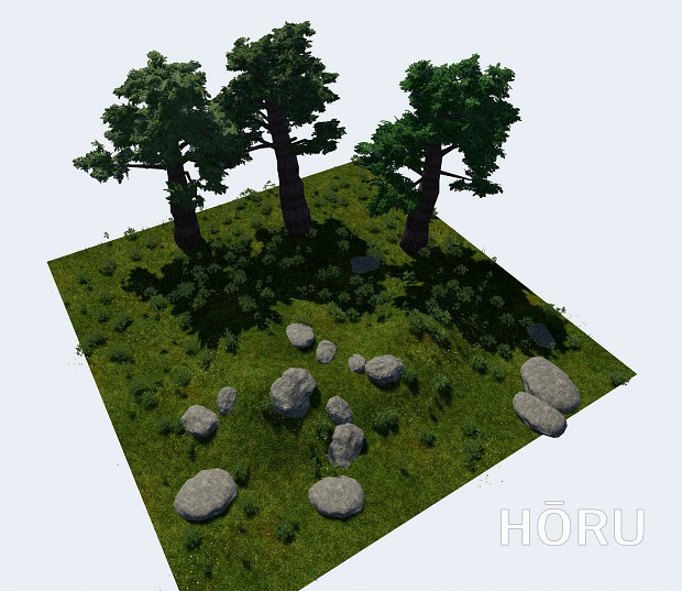 Forest with Big Trees - Battle Tile