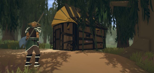 A shack in the wetlands