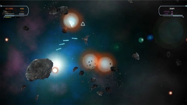 InGame Footage - Asteroids.X - BrowserGame