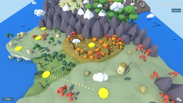 Mind Over Mushroom screenshot - overworld