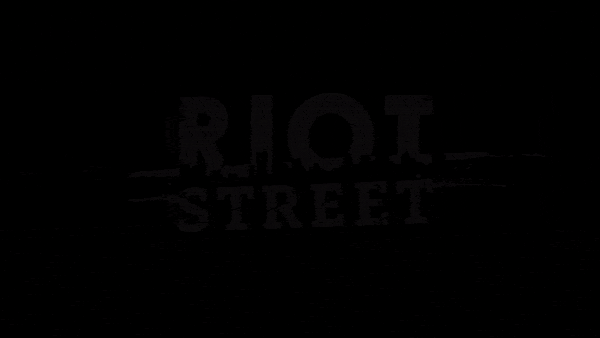 Riot Street Logoreveal BW