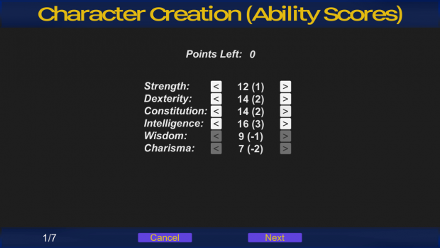 Ability Scores