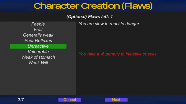 Character Creation