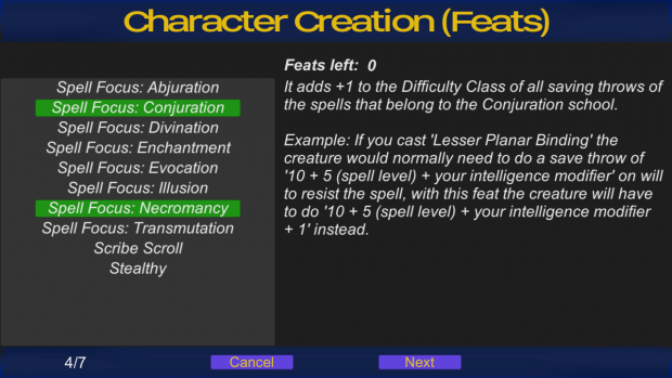 Character Creation