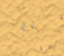 Battle in desert
