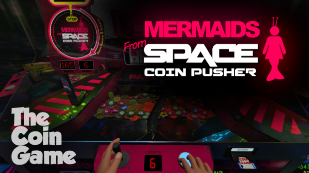 New "Mermaids From Space" coin pusher and throwing animations Rapid fire coin pu