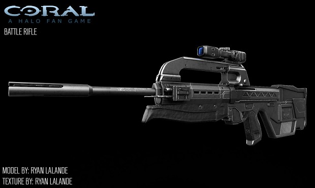The Coral Battle Rifle