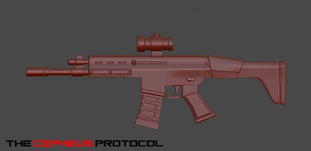 Scar L Weapon High Poly