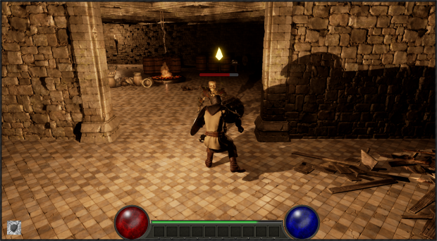 Screenshots of dungeon
