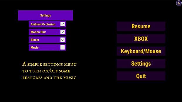 Some quick n dirty settings for the alpha