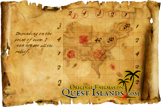 quest islands puzzle old map num 2