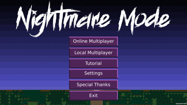 Nightmare Mode Menu