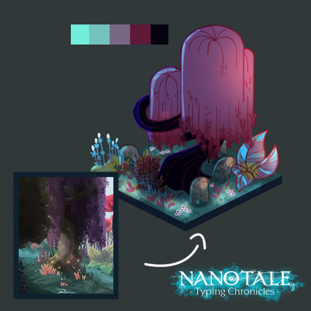 Nanotale Ancestral Forest Concept Art 2