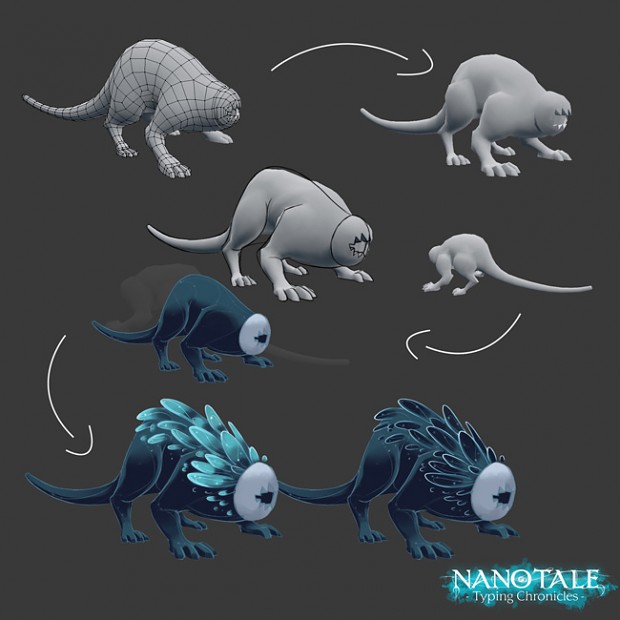 Rat Enemy Concept Art