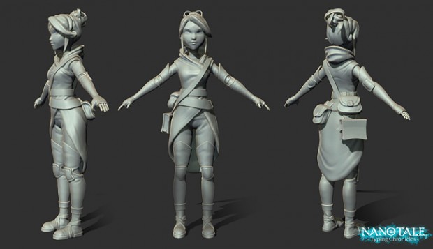 Rosalind - Main character 3D Sculpting