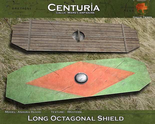 Long Octagonal Shield