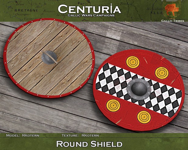 Gallic round shield (one variant)