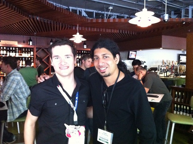 Dan with the creator of ModDB, Scott Resmanis!