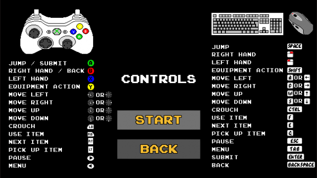 controls menu new image - Legends of Mythology - Indie DB