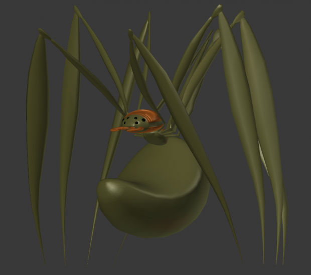 Rigged Giant Spider