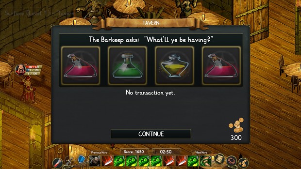 The Tavern Sells Potions in Emberlight