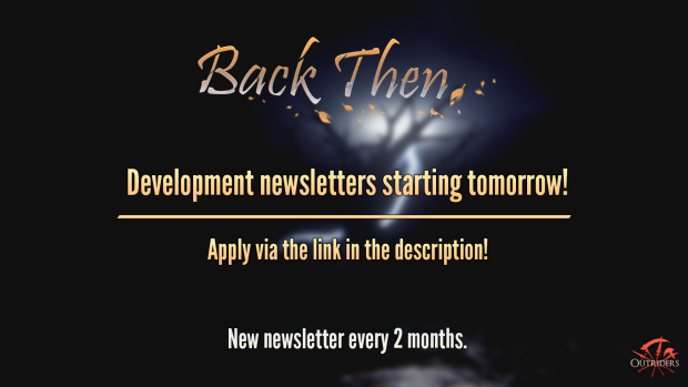 Back Then - Newsletter Announcement