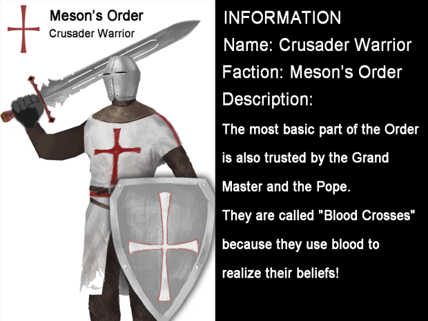 "The Blood Cross" Crusader Warrior