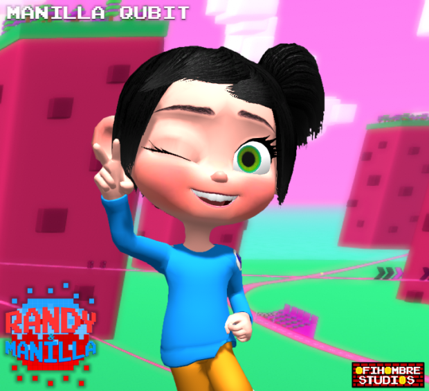 Manilla Qubit - Character Poster (Randy & Manilla)