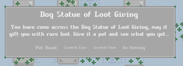 Dog Statue of Loot Giving