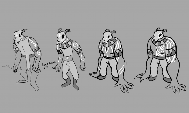 Concept - Dash and Grapple character